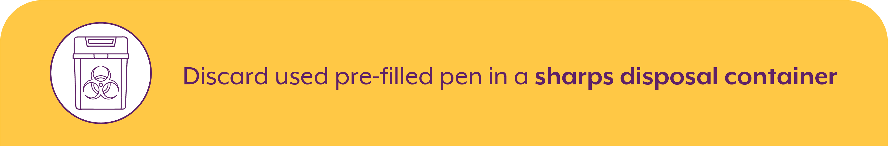 Sharps disposal container icon